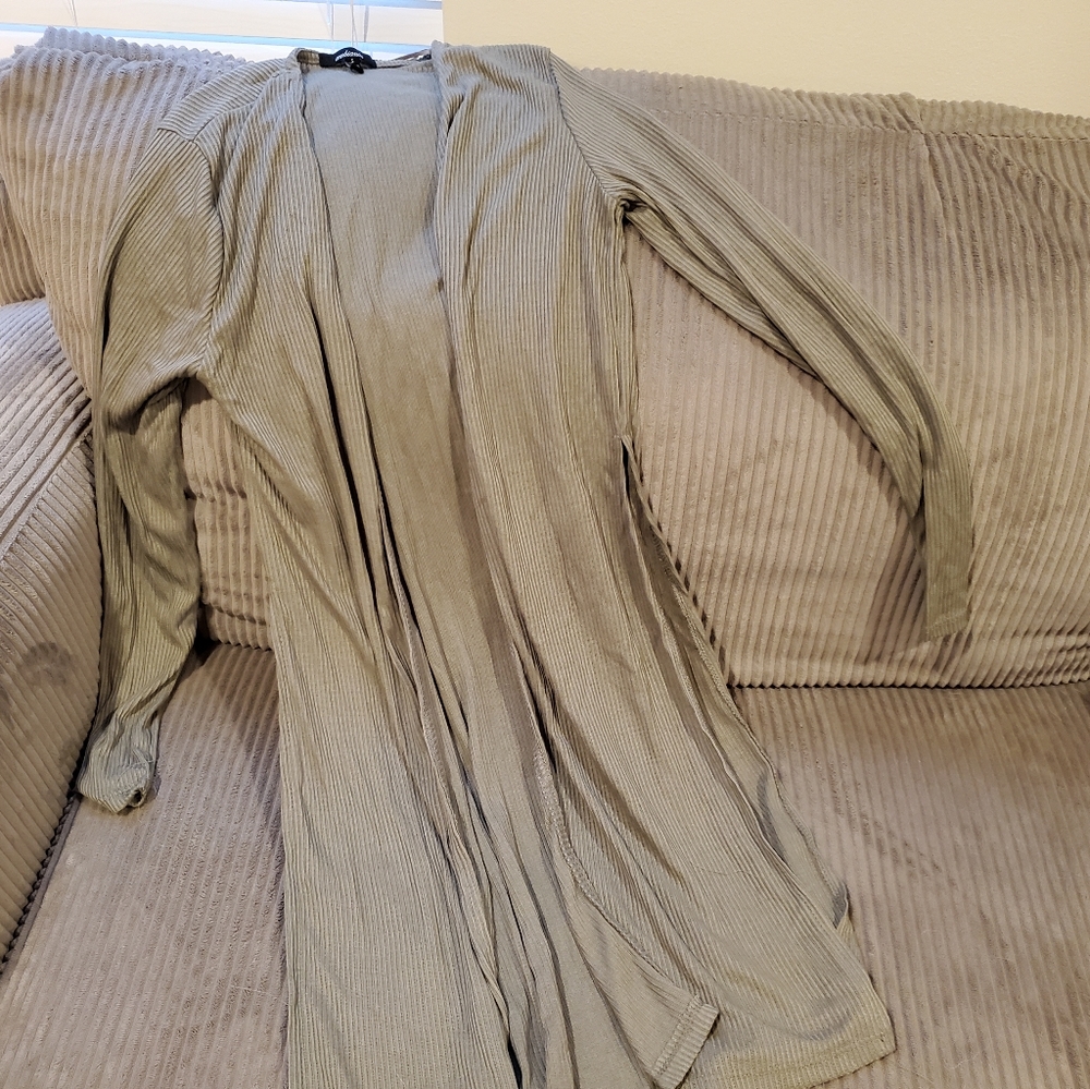 Long Ribbed Cardigan - Picture 6 of 6